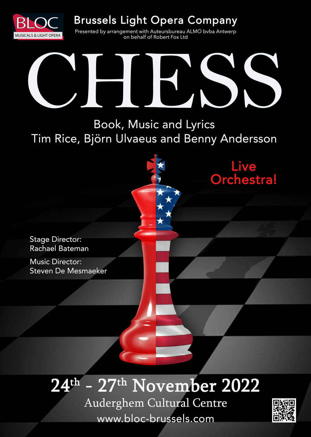 Chess - The Musical  Brussels Light Opera Company