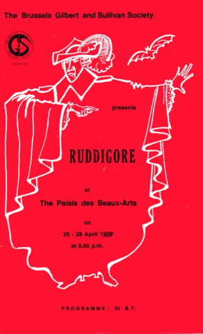 Ruddigore G&S Society 1979
