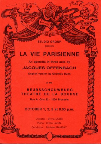 La Vie Parisienne (1981) – programme