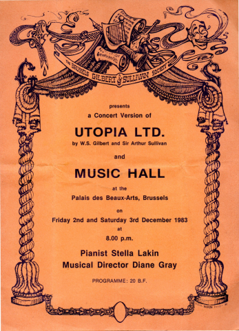 Utopia Ltd. and Music Hall G&S Society 1983