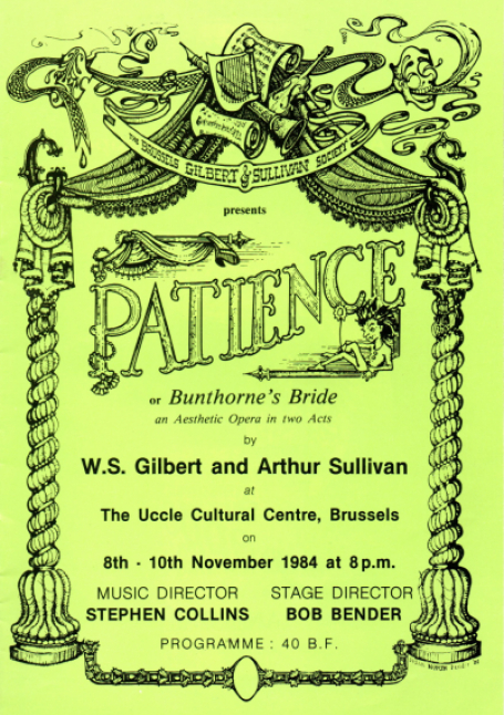 Patience (1984) – programme