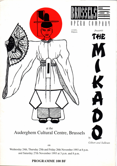 The Mikado (1993) – programme