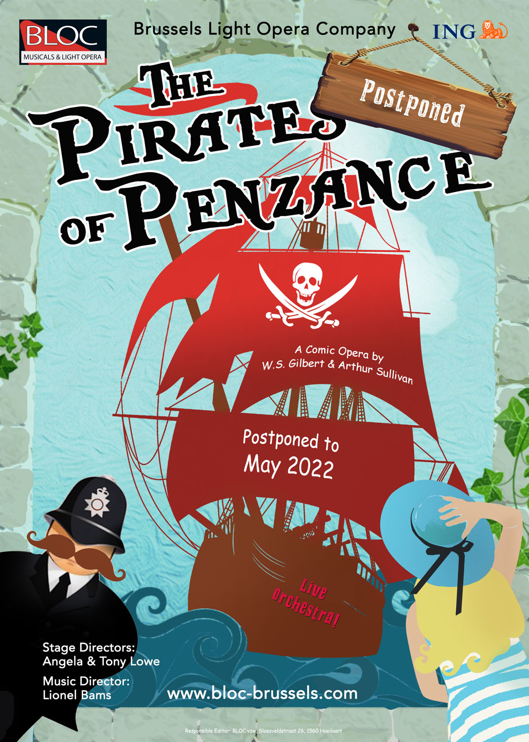 The Pirates of Penzance – poster